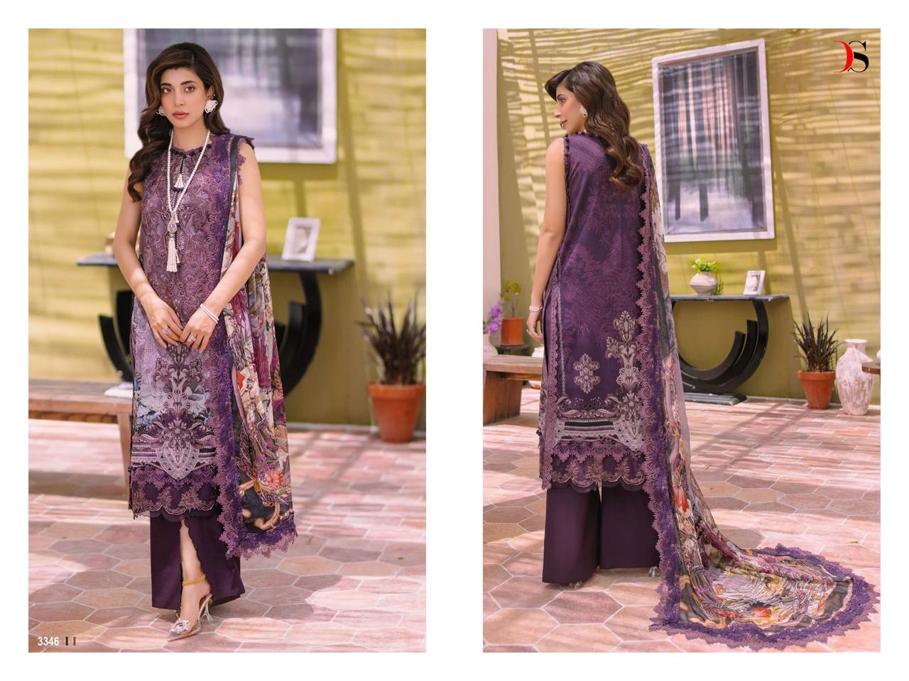 Deepsy Firdous Bliss Lawn 23 Cotton Dupatta Pakistani Salwar Suits
